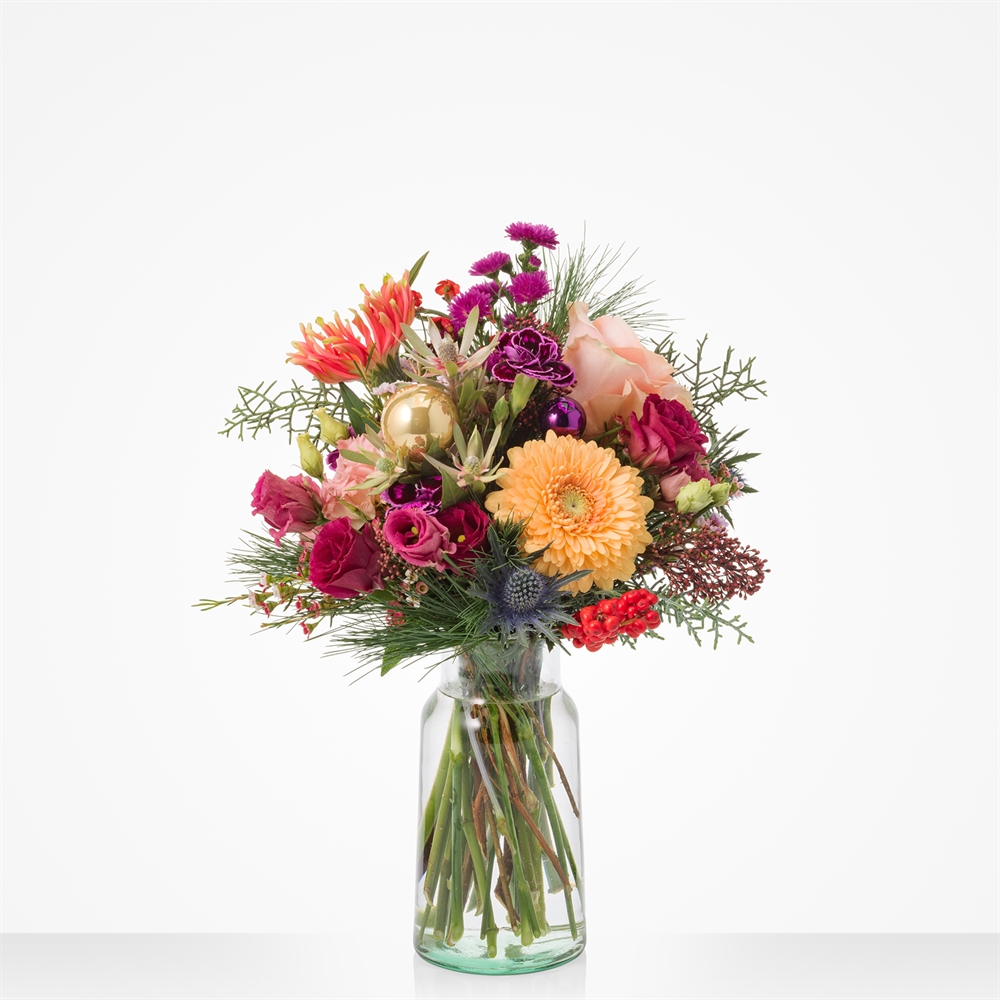 Kleurrijke kerstgroet